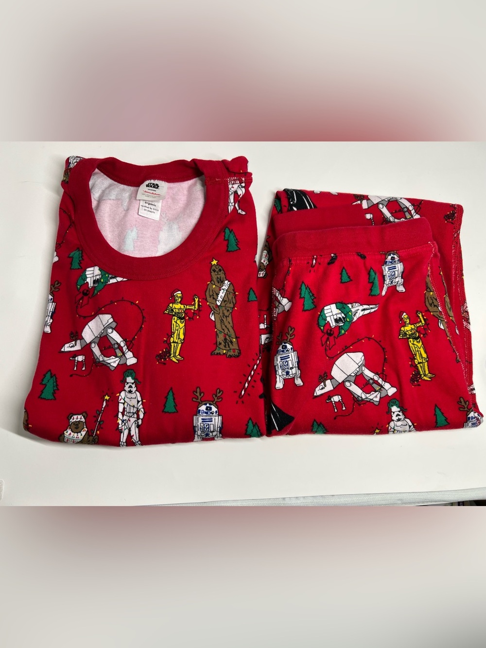 Star Wars Pajamas 2 Piece Set Size Small
